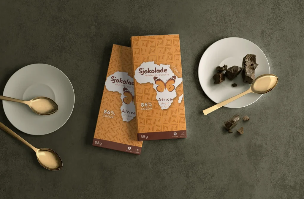 Chocolate Bar Packaging Mockup4 Ambalaj ciocolată