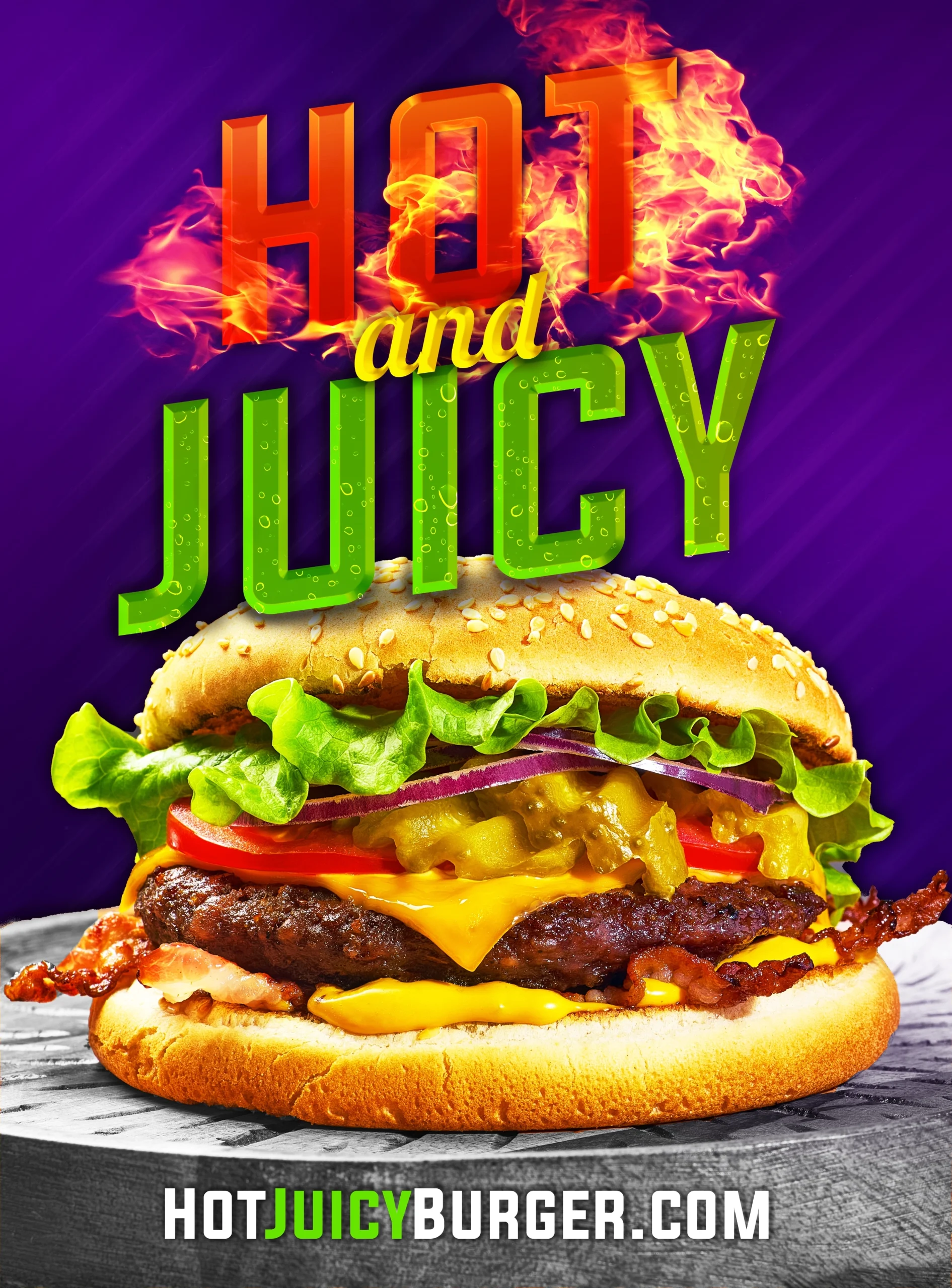 Hamburger Advertising Facebook post